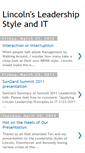Mobile Screenshot of lincoln-leadership-it.blogspot.com
