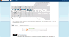 Desktop Screenshot of codekontrol.blogspot.com