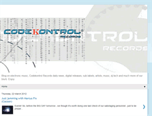Tablet Screenshot of codekontrol.blogspot.com