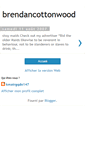 Mobile Screenshot of brendancottonwood.blogspot.com