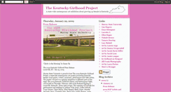 Desktop Screenshot of kygirlhoodproject.blogspot.com