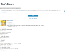 Tablet Screenshot of disneystinkerbell.blogspot.com
