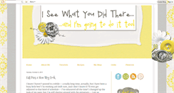 Desktop Screenshot of eyeseewhatyoudidthere.blogspot.com