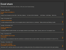 Tablet Screenshot of excelshare.blogspot.com