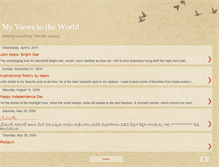 Tablet Screenshot of myviewstotheworld.blogspot.com