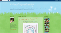 Desktop Screenshot of celebrate-gratituesday.blogspot.com