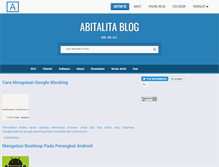Tablet Screenshot of abitalita.blogspot.com