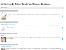 Tablet Screenshot of ministeriodeartescccm.blogspot.com