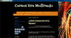 Desktop Screenshot of cursos-dra-mollinedo.blogspot.com