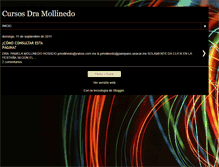 Tablet Screenshot of cursos-dra-mollinedo.blogspot.com