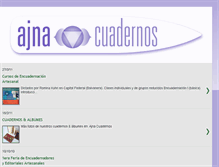 Tablet Screenshot of ajnacuadernos.blogspot.com