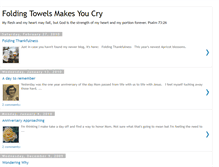 Tablet Screenshot of foldingtowels.blogspot.com