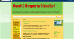 Desktop Screenshot of despertacidadao.blogspot.com