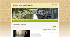 Desktop Screenshot of cambridgekhutbasetc.blogspot.com