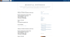 Desktop Screenshot of medievalsynthesis.blogspot.com