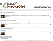 Tablet Screenshot of eternalsophomore.blogspot.com