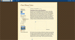 Desktop Screenshot of chardhamyatraindia.blogspot.com