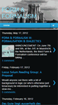 Mobile Screenshot of formandformalism.blogspot.com
