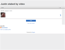Tablet Screenshot of justin-stabedby.blogspot.com