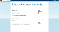 Desktop Screenshot of lifebookacting.blogspot.com
