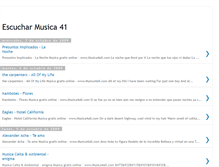 Tablet Screenshot of escucharmusica-41.blogspot.com