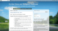 Desktop Screenshot of onsiteclinics.blogspot.com