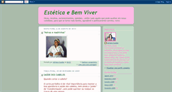 Desktop Screenshot of esteticaebemviver.blogspot.com