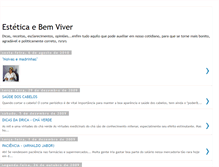 Tablet Screenshot of esteticaebemviver.blogspot.com