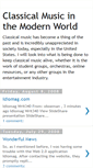Mobile Screenshot of classicalmusicmodernworld.blogspot.com