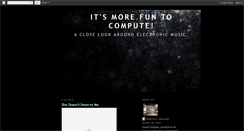 Desktop Screenshot of itismorefuntocompute.blogspot.com