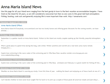 Tablet Screenshot of annamariaisland.blogspot.com