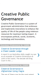 Mobile Screenshot of creative-governance.blogspot.com