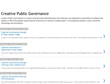 Tablet Screenshot of creative-governance.blogspot.com