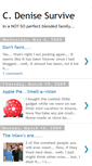 Mobile Screenshot of cdenisesurvive.blogspot.com
