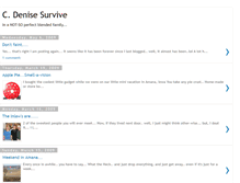 Tablet Screenshot of cdenisesurvive.blogspot.com