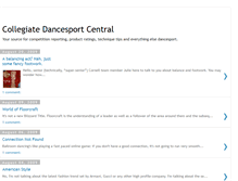 Tablet Screenshot of collegiatedancesportcentral.blogspot.com