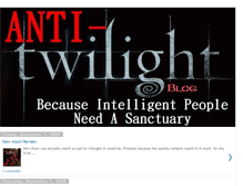 Tablet Screenshot of antitwilightblog.blogspot.com