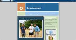 Desktop Screenshot of erikproject.blogspot.com
