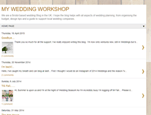 Tablet Screenshot of myweddingworkshop.blogspot.com