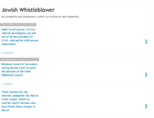 Tablet Screenshot of jewishwhistleblower.blogspot.com