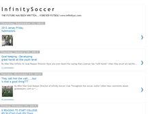 Tablet Screenshot of infinitysoccer.blogspot.com