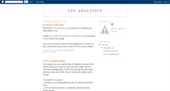 Desktop Screenshot of cpganalytics.blogspot.com