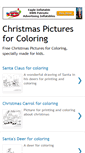 Mobile Screenshot of christmaspicturesforcoloring.blogspot.com