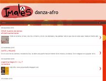 Tablet Screenshot of danzaimales.blogspot.com