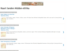 Tablet Screenshot of centraalafrika-kaart.blogspot.com