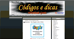 Desktop Screenshot of codigos-dicas-truques.blogspot.com