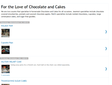 Tablet Screenshot of fortheloveofchocolateandcakes.blogspot.com