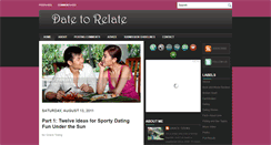 Desktop Screenshot of datetorelate.blogspot.com