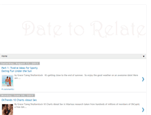 Tablet Screenshot of datetorelate.blogspot.com