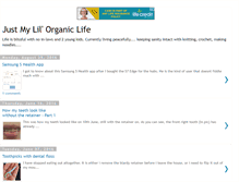 Tablet Screenshot of myorganiclife.blogspot.com